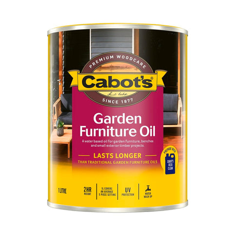 Cabot 1L Garden Furniture Oil - Water Based - UV Protection - Durable - SuperSaverAU - view 1