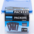 Titan 6 Window Packers - 100 Piece - 4 x 75mm - Grey - Durable & UV Stable - SuperSaverAU - view 1