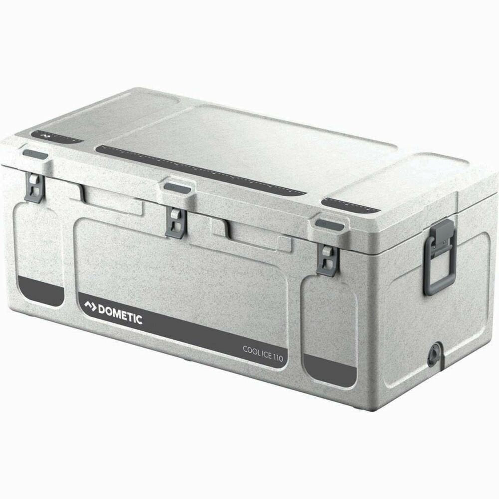 Dometic 113.5L Cool-Ice Insulated Cooler - Ash Grey, Food Grade Polyethylene, Drain Plug - CI110