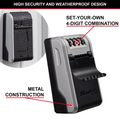 Master Lock Wall Mount Key Safe - 10 Keys - 76mm x 136mm - Durable Steel - SuperSaverAU - view 3