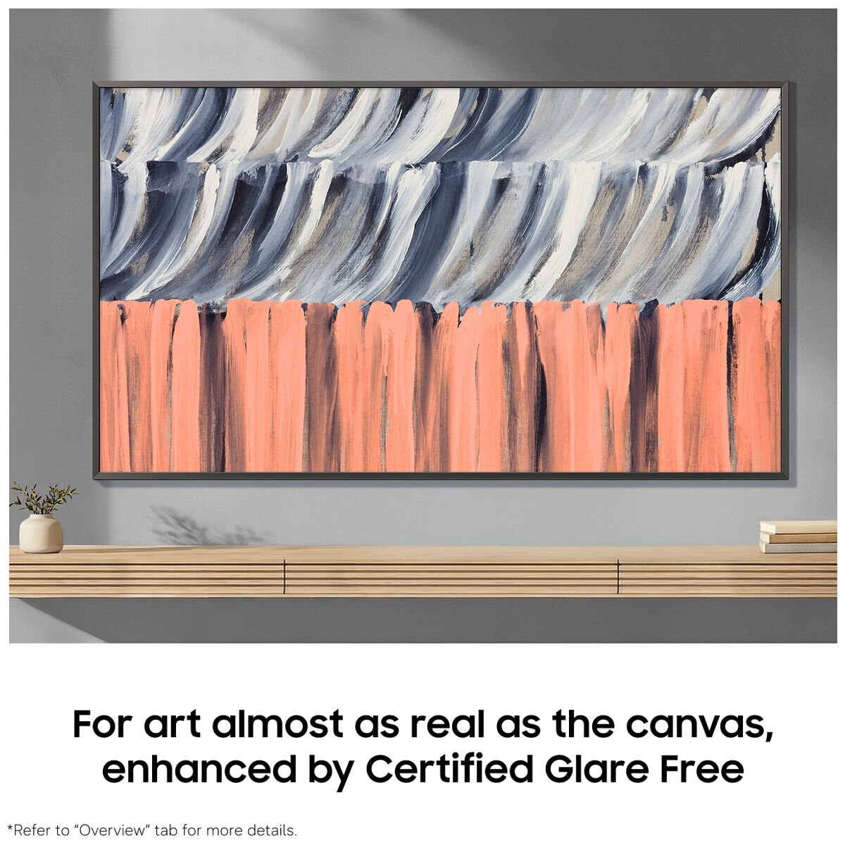 Samsung The Frame 55 Inch QLED 4K Smart TV - Art Mode, 100Hz, Quantum HDR - QA55LS03HEWXXY