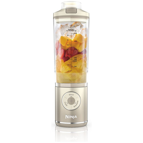 Ninja Blast Max Portable Blender 650ml - Ivory Cream - Cordless Auto IQ Programs - BC251IV