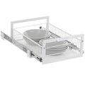 L.T. Williams Pull Out Wire Basket 39.5cm - White - 25kg Capacity - Full Extension Runners - 9706