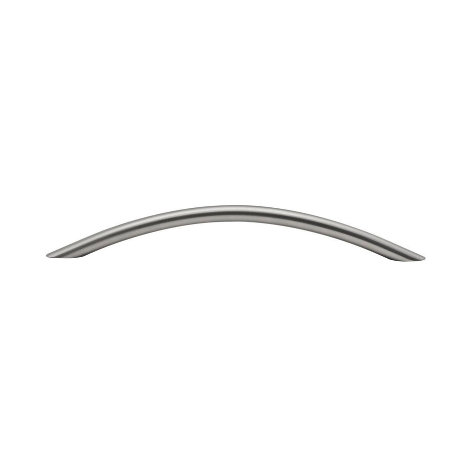 Prestige Brushed Nickel Bow Handle - 96mm Steel - Contemporary Design - SuperSaverAU - view 1
