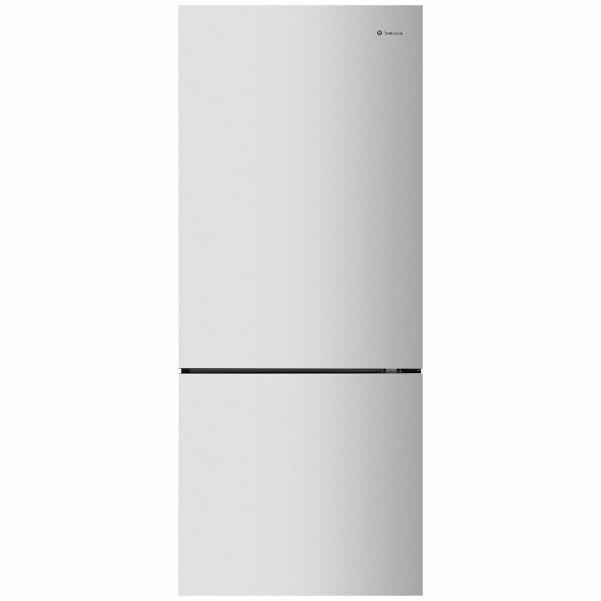 Westinghouse 425L Bottom Mount Fridge - Arctic Silver, Right Hinge, FreshSeal Crispers - WBE4302ACR
