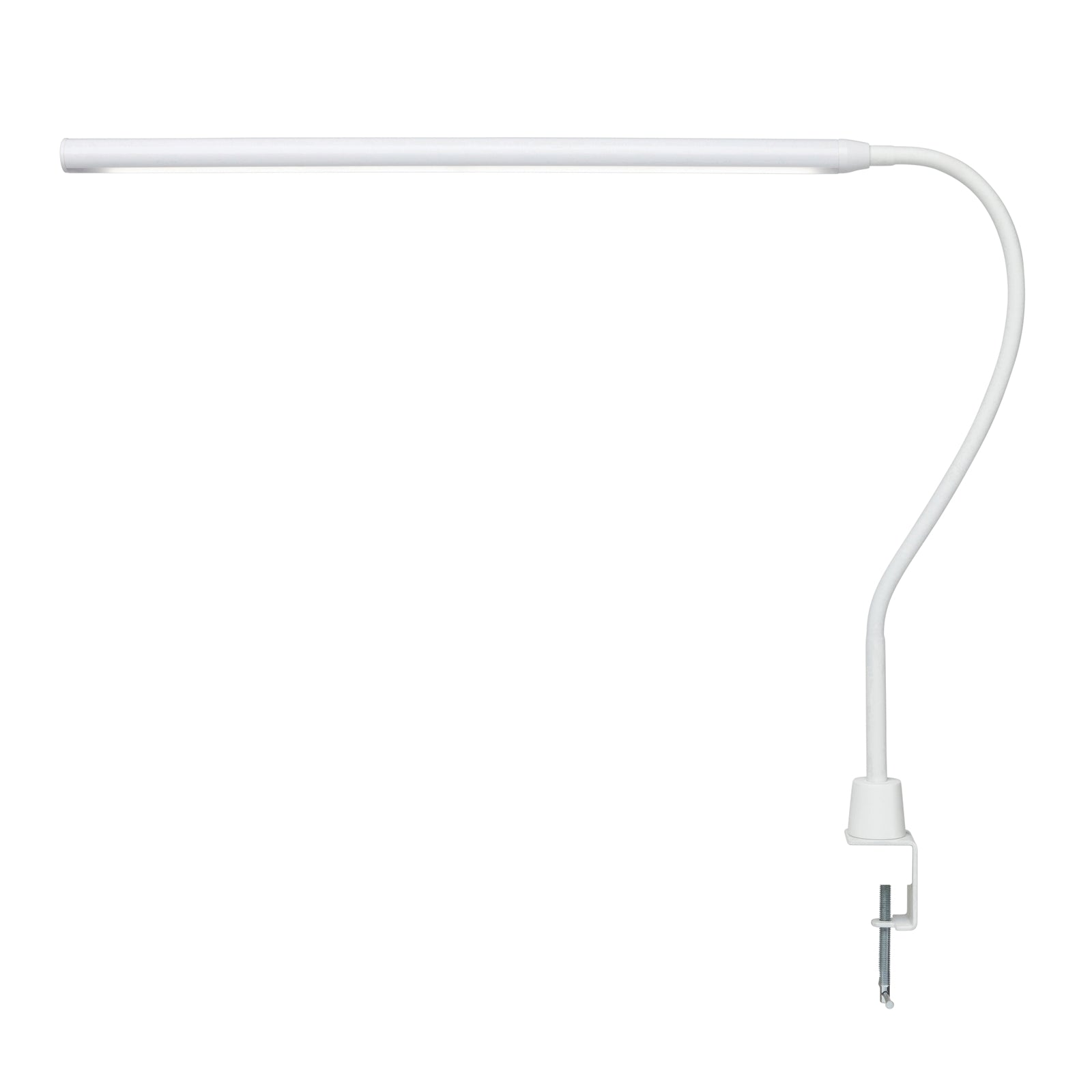Brilliant Create 10W White LED Desk Lamp with Clamp & Adjustable Head 21010/05