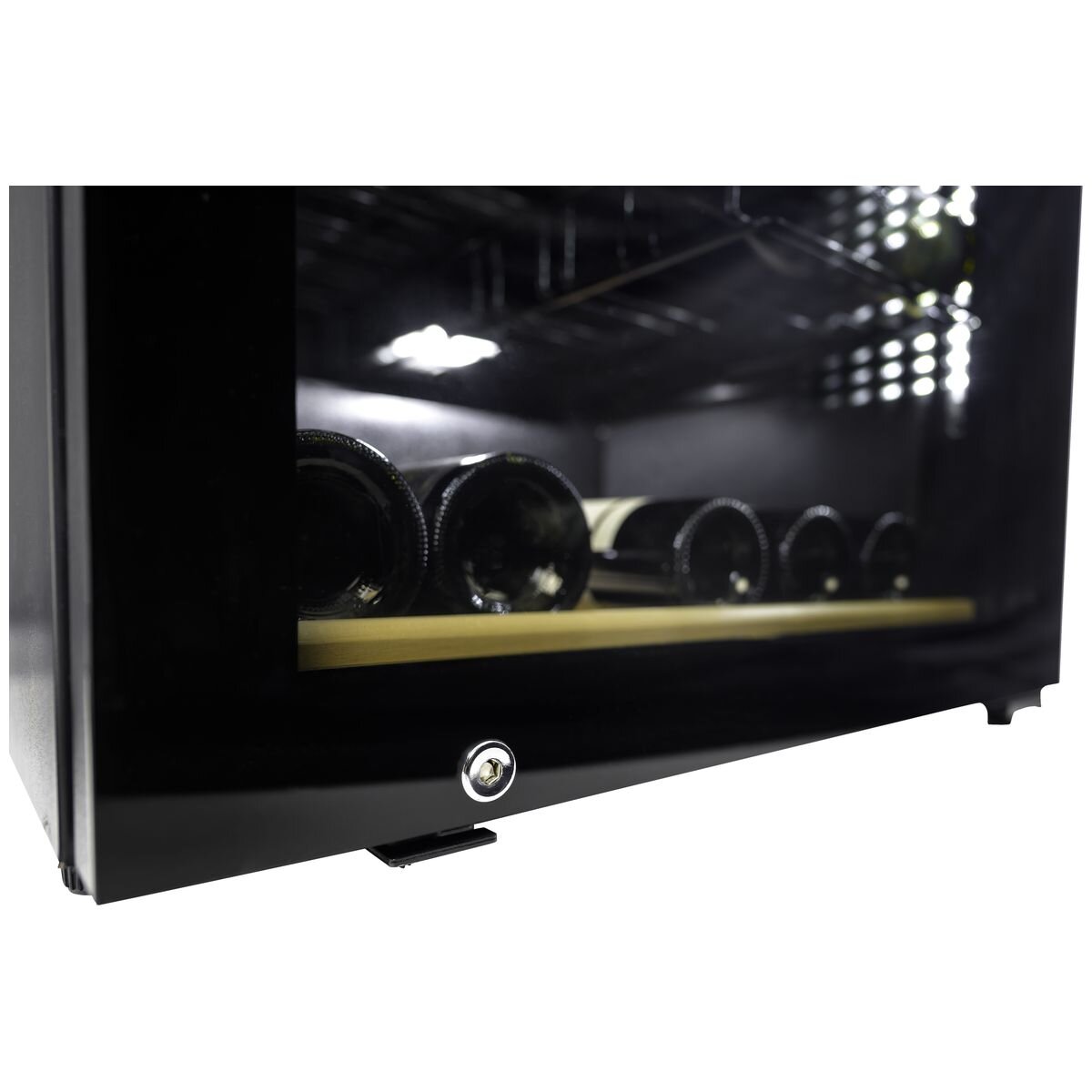 Caso Design 51 Bottle Wine Fridge - Black - Dual Zone - App Temperature Control - WF-178-PD