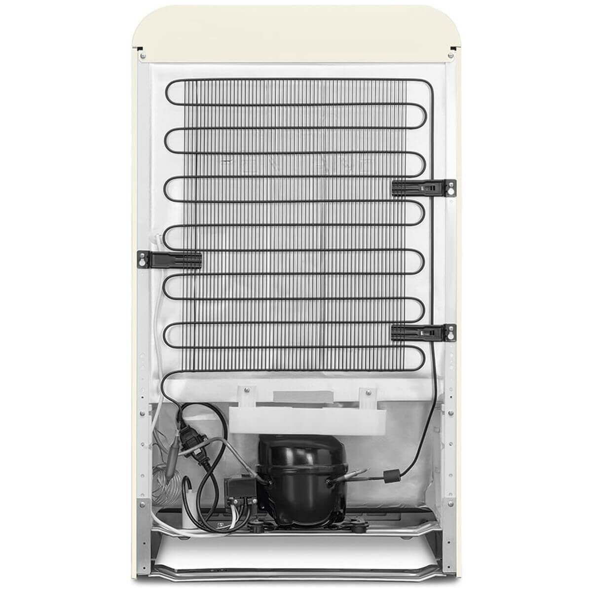 Smeg 50s Retro Style Happy 135L bar fridge - left hinge, cream, 6 star energy rating - FAB10HLCR6
