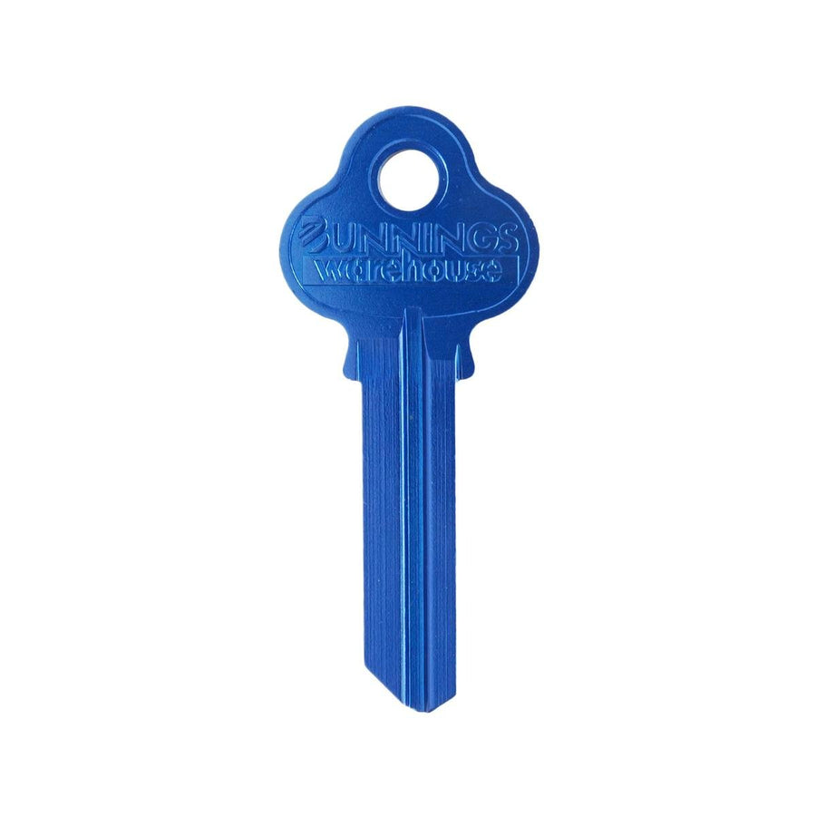 Ehi Blank Key - 55mm - Aluminium - Blue - SuperSaverAU - view 1