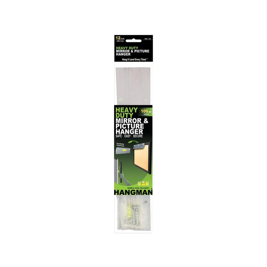 Hangman 18 Heavy Duty Picture Mirror Hanger - 80mm x 390mm - 40kg Load Capacity - SuperSaverAU - view 1