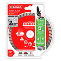Diablo Diamond Disc 5" Turbo Cut Off - 5" Diamond - High Performance Cutting - SuperSaverAU - view 1