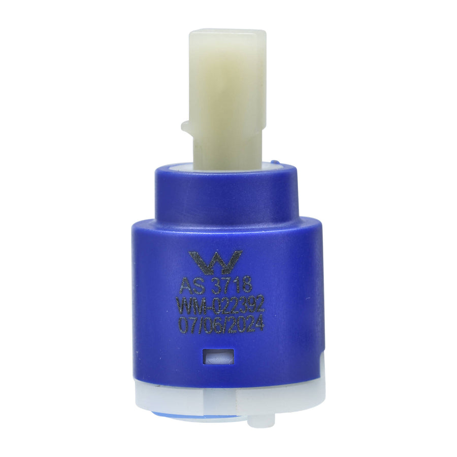 Kinetic 25mm Flat Mixer Tap Cartridge, Hot & Cold, Fits Various Brands