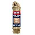 Grunt 10mm x 10m Sisal Twisted Rope, Natural Fibre, 400kg Break Strength, Weather Resistant