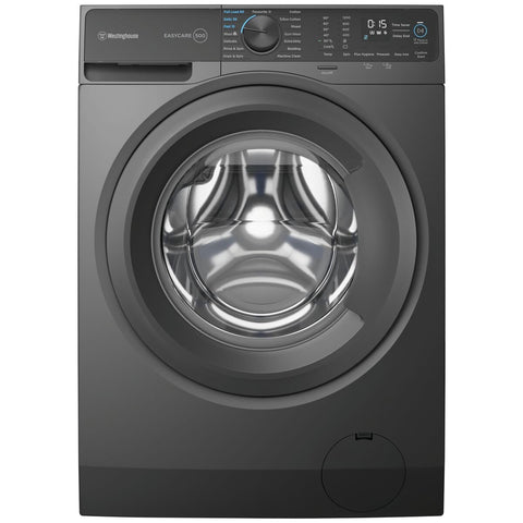 Westinghouse EasyCare 500 9kg Front Load Washing Machine - Grey, 1200rpm Spin, Delay End - WWF9024M5SAS