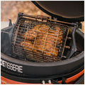 Kamado Joe JoeTisserie basket kit - flat basket and tumbler basket, stainless steel, silver - KJ15172022