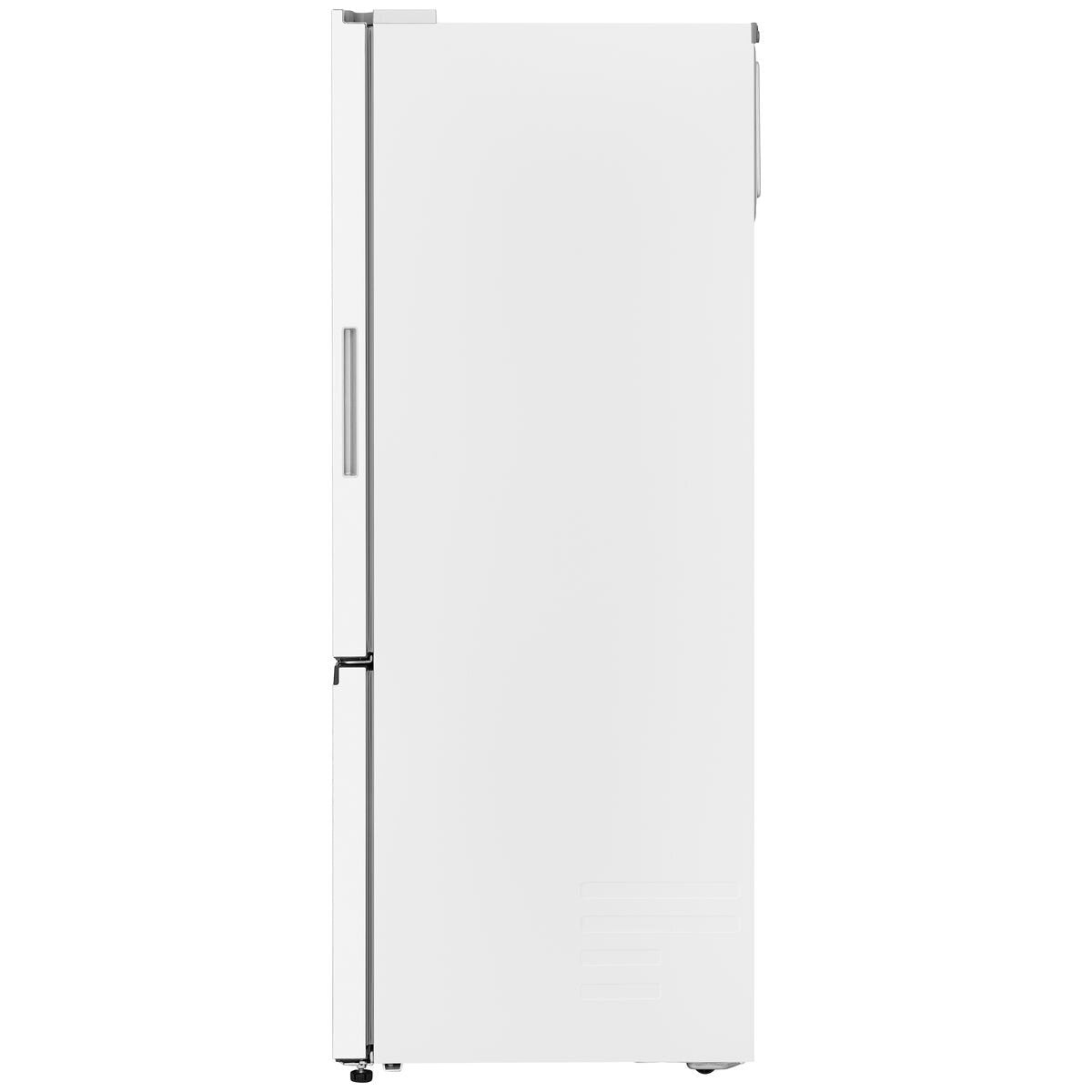 LG Bottom Mount Frost Free Fridge - White Finish, WiFi Connectivity, 5.5 Star Energy Rating - GB-B400MW