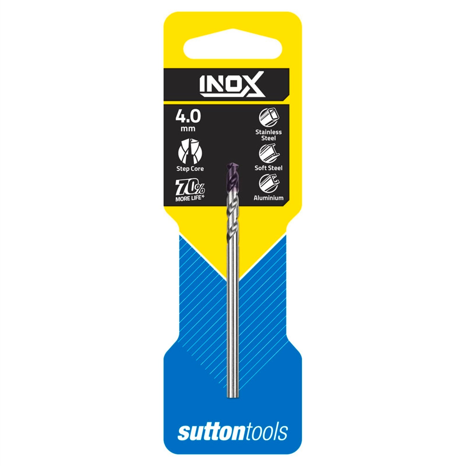Sutton Tools 4.0mm INOX M2 HSS Stainless Steel Jobber Drill Bit