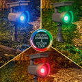 Luxzone 35cm Aluminium LED Solar Spot Light 120 Lumens Grey Outdoor QWASSP23002