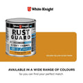 White Knight Rust Guard Epoxy Enamel Paint 250ml Golden Yellow - UV Resistant, Durable - SuperSaverAU - view 4