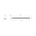 Zenith Cup Head Bolt - M10 x 150mm - Stainless Steel 304 - Rust Resistant - SuperSaverAU - view 2