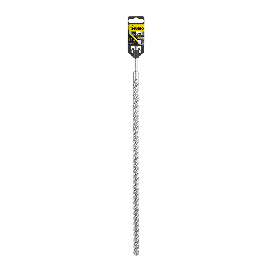 Kango SDS Plus Drill Bit - 14mm x 450mm - Steel - Low Vibration Performance - SuperSaverAU - view 1