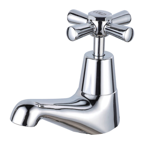 Shaw & Mason Chrome Easy Clean Pillar Tap 9L/min, 3 Star WELS