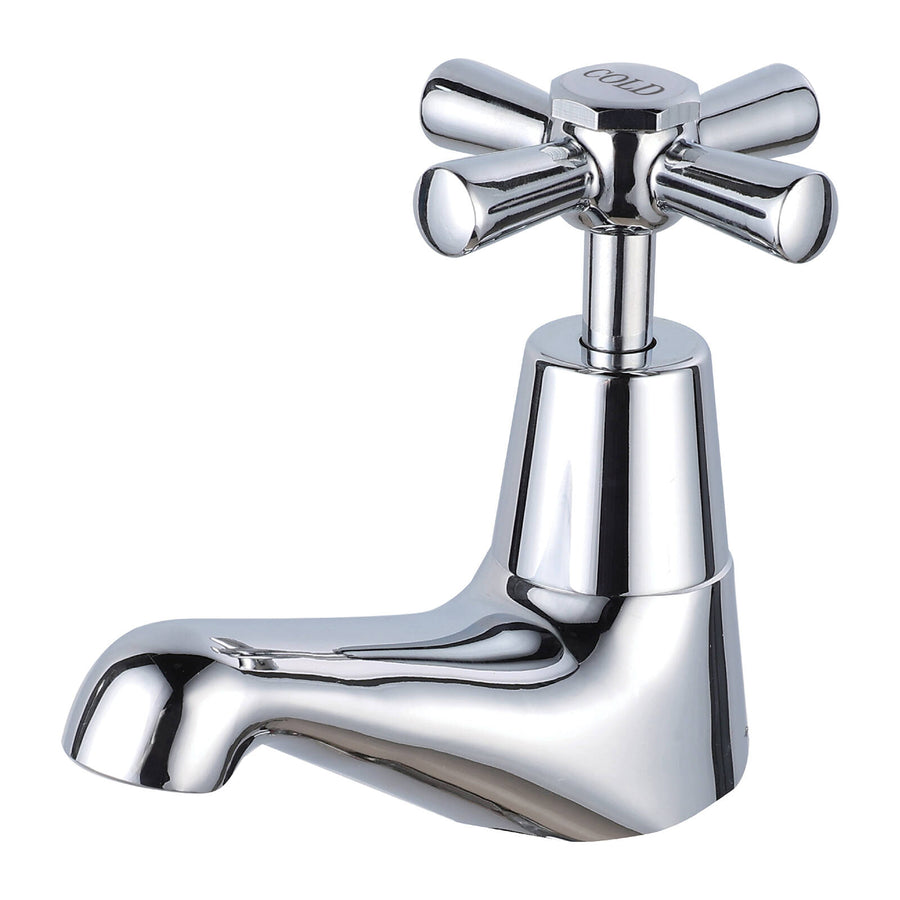 Shaw & Mason Chrome Easy Clean Pillar Tap 9L/min, 3 Star WELS