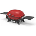 Weber Q2000N Portable LPG BBQ - Large Cooking Area, Front-Facing Grease Tray, Red - 3400043