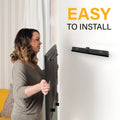 Sanus 42-90 Fixed TV Wall Mount - Low-Profile Design - 2.99cm from Wall - 1 Pair - SuperSaverAU - view 3