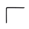 Carinya 175 x 150mm Black Heavy-Duty Powder Coated Steel Angle Bracket, 100kg
