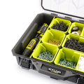 Ryobi LINK Small Parts Organiser, Detachable Bins, Adjustable Dividers, Modular Storage RLORGC