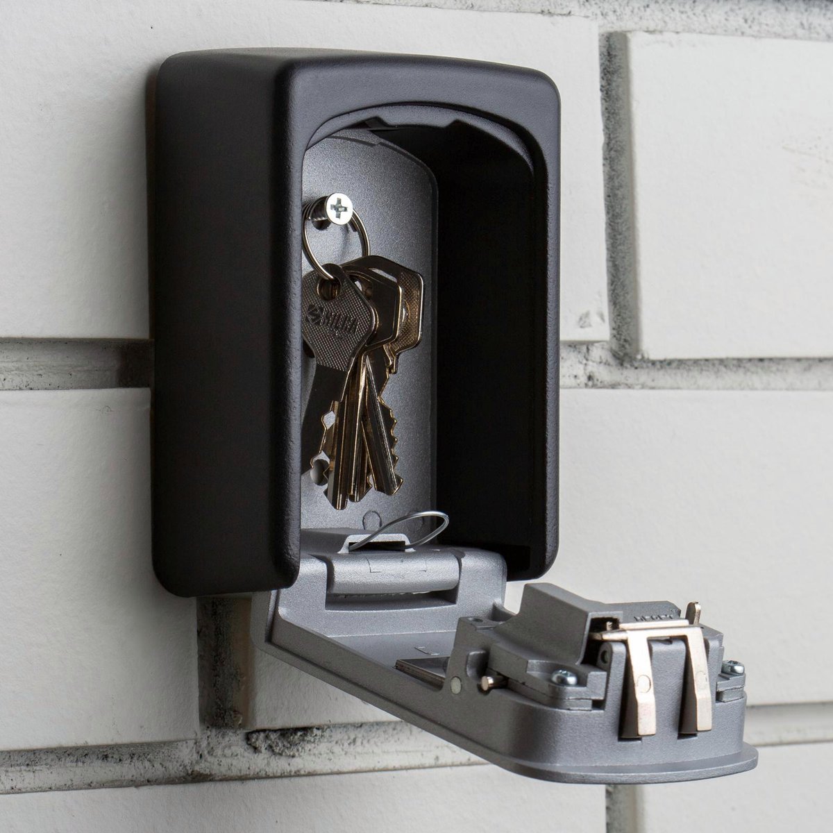 Sandleford Wall Mount Key Storage Safe 122x88x40mm Steel Secure - SuperSaverAU - view 3