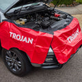 Trojan 3 Piece Fender Cover Set - Synthetic Leather - 1150mm x 650mm - Magnetic Fixation - SuperSaverAU - view 2