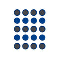 Everhang Blue Disc Magnet 25mm Ceramic 20 Pack Ideal For Whiteboards - SuperSaverAU - view 1