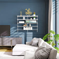 Flexi Storage Home Solutions 400mm White Steel Single Slot Shelf Bracket