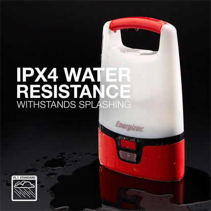 Energizer 1300 Lumen USB Area Lantern - Red - 200mm x 305mm x 73mm