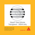 Sika SikaSil Pool Silicone Sealant Transparent 300ml