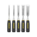 Stanley 5 Piece Essentials Chisel Set - 10mm to 32mm - Carbon Steel Blades - SuperSaverAU - view 2