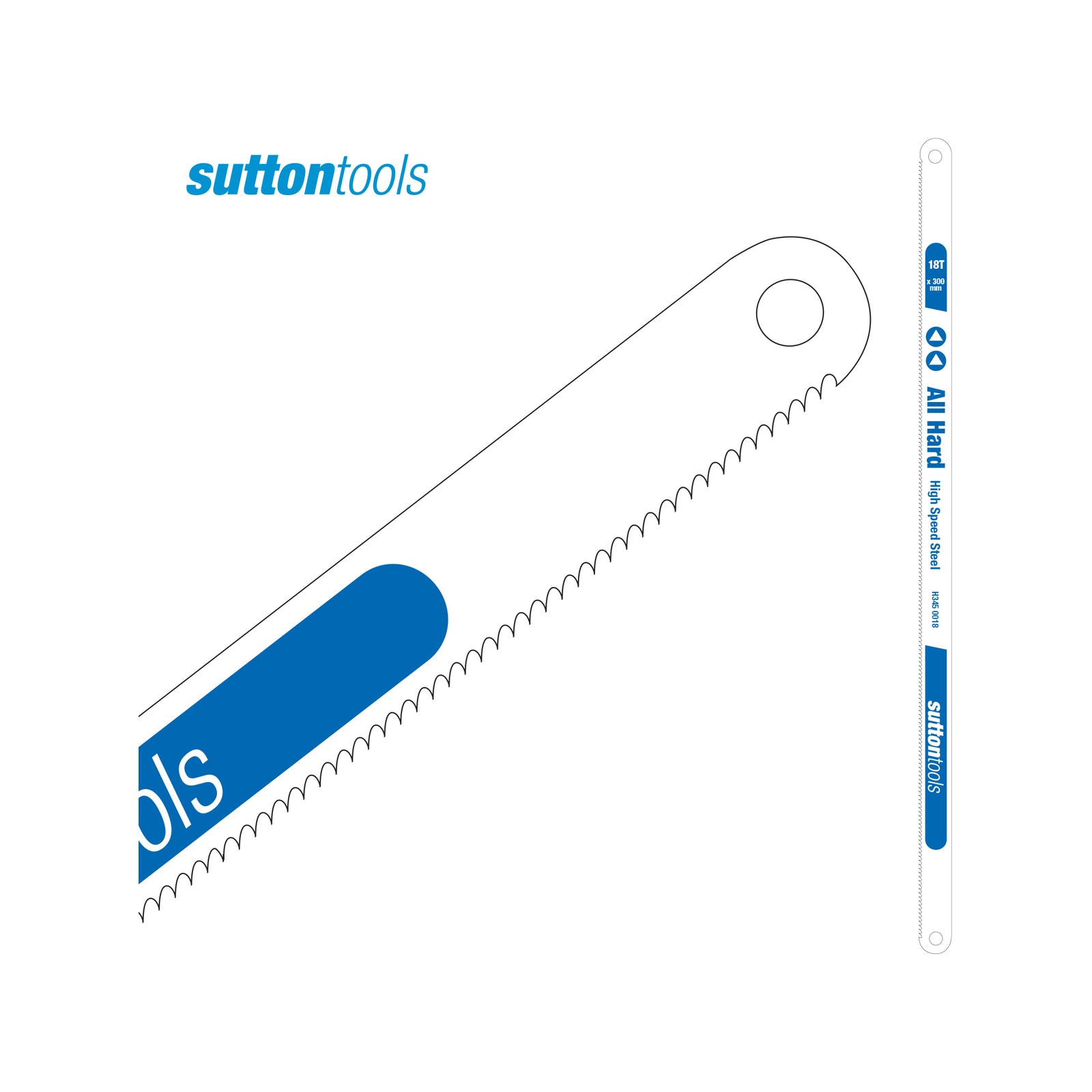 Sutton Tools 300mm All Hard Hacksaw Blade Combo, 18/24/32 TPI, 3 Pack
