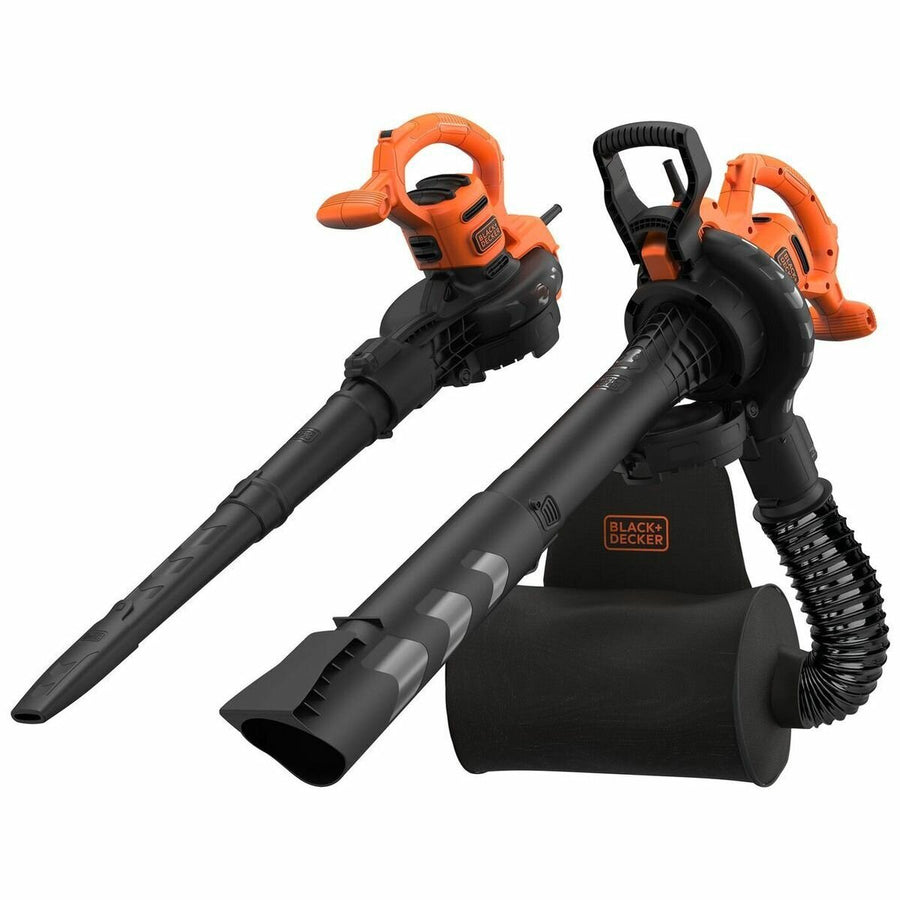Black & Decker 2300W Electric Mulching Blower Vac - 310km/h Air Speed, 55L Backpack Bag - BEBLV230-XE