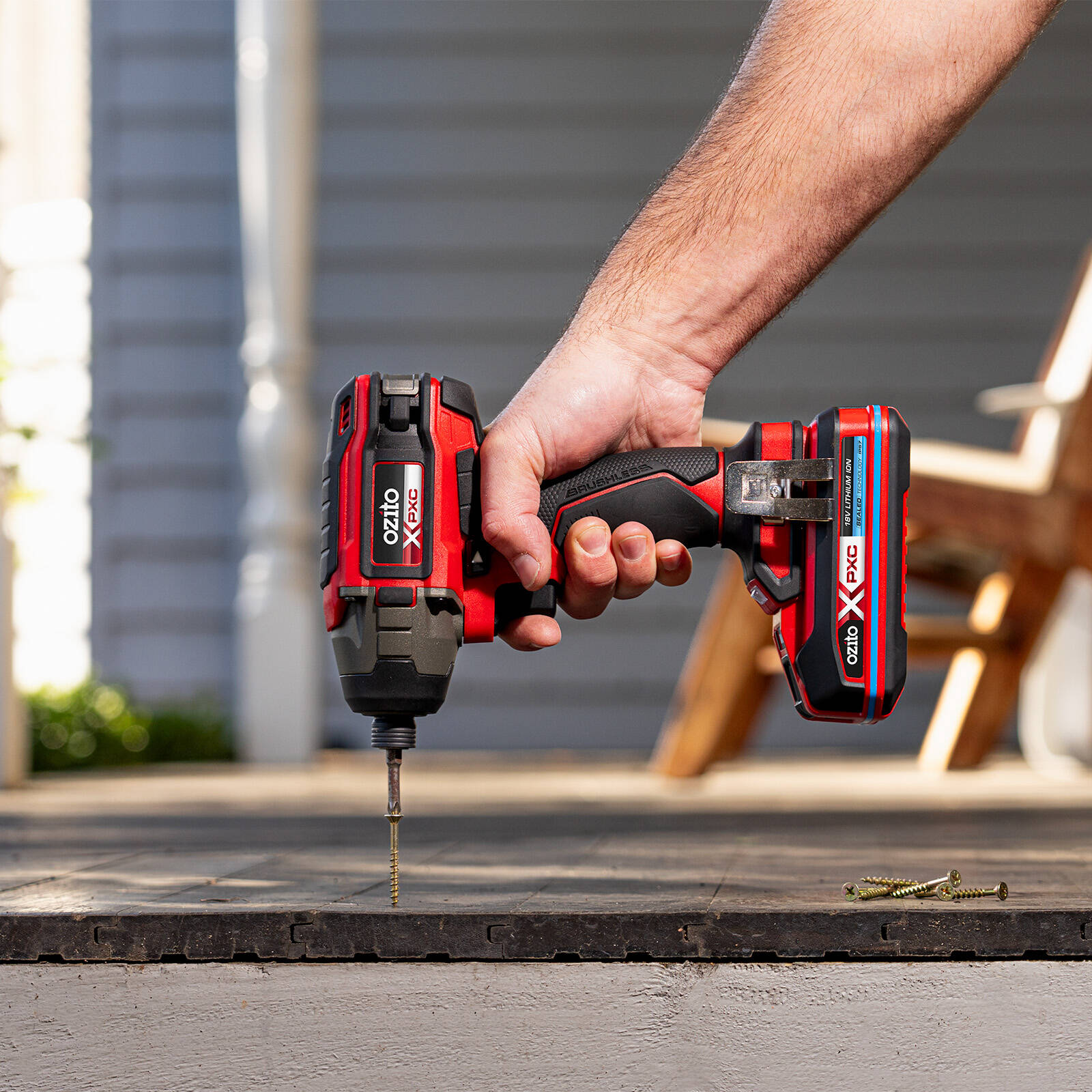 Ozito PXC 18V Brushless 220Nm Impact Driver PXBIS-220 with LED Light (Skin Only)