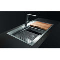 Artinox Layer BRP 81 Workstation Sink - 860mm Wide, AISI 304 Stainless Steel, Overflow - BRP81