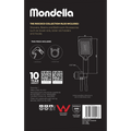 Mondella Chrome Rococo Multifunction Hand Shower Set 6L/min WELS 5 Star 4 Spray