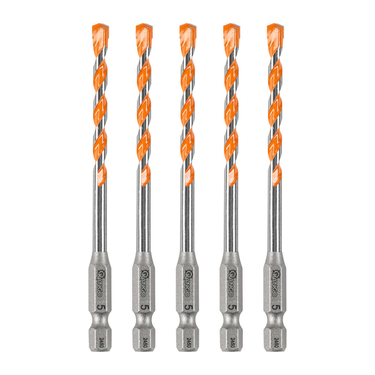 Kango Masonry Drill Bit 5 Pack - 5 x 100mm - Durable Carbide Tip - SuperSaverAU - view 2