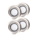 Brilliant Warm White LED Lennox Deck Light Add On Kit 4 Pack - 40mm - Stainless Steel - SuperSaverAU - view 2
