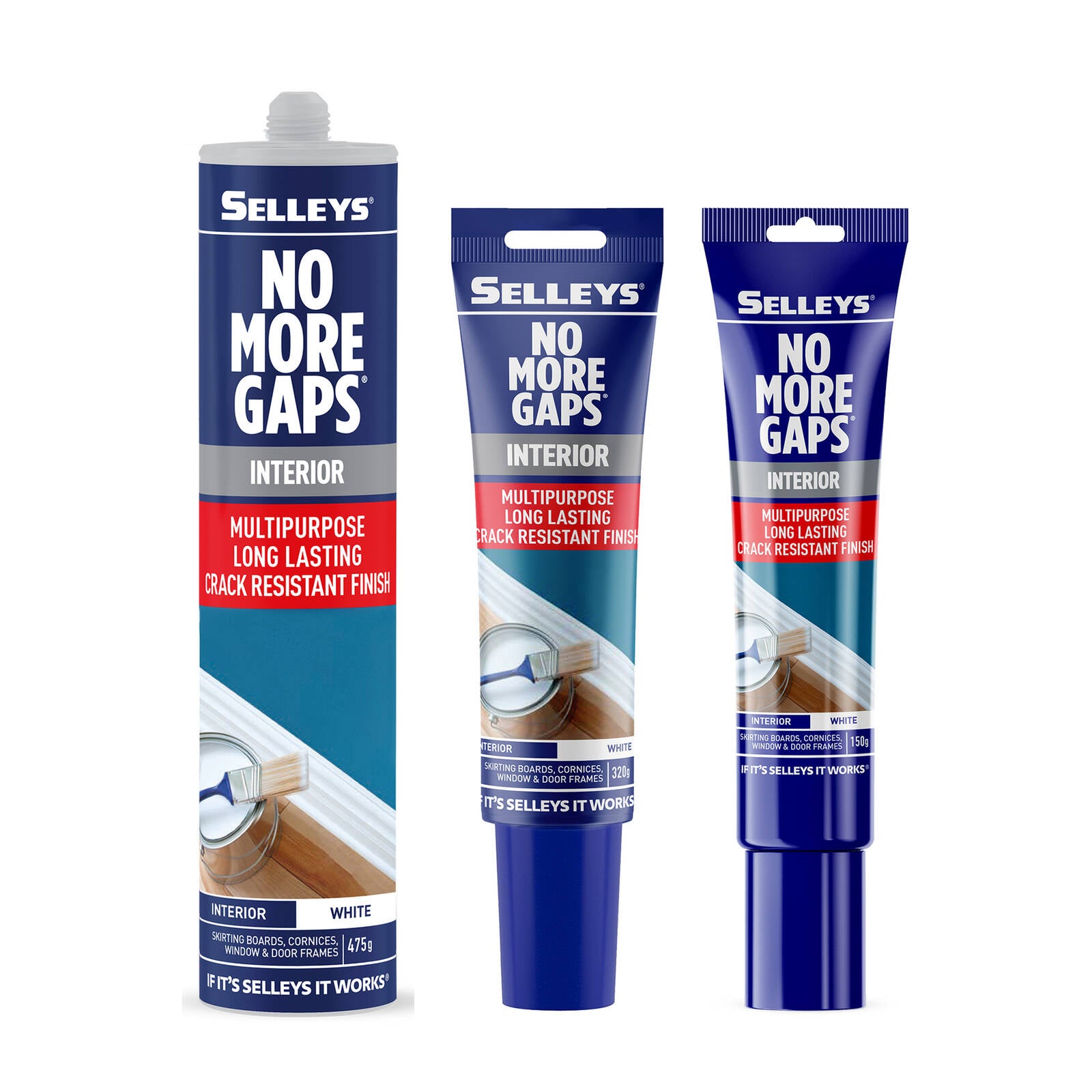 Selleys No More Gaps Interior Multipurpose Gap Filler 475g White - Paintable Acrylic