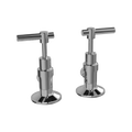 Ezyfix Chrome Modern Lever Washing Machine Taps 3 4 Turn Durable Design - SuperSaverAU - view 1