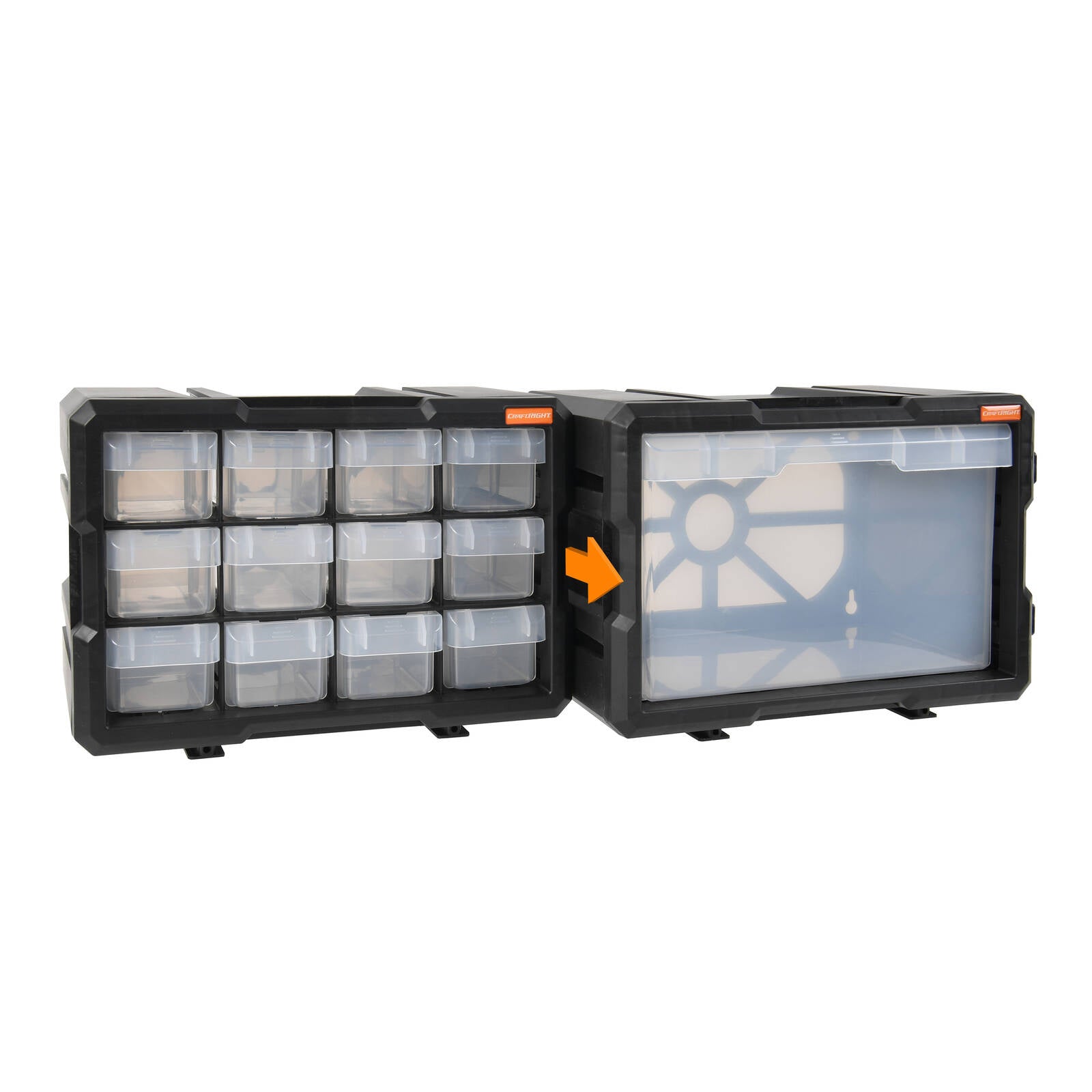 Craftright 285mm 1 Drawer Compartment Organiser, Wall Mountable