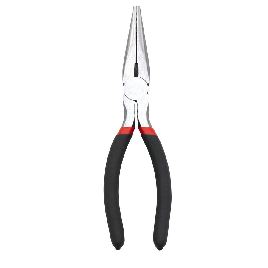 200mm Long Nose Pliers - Chrome Vanadium Steel - One-Handed Operation - SuperSaverAU - view 1