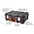 Tactix Technician Case Black/Orange Polypropylene